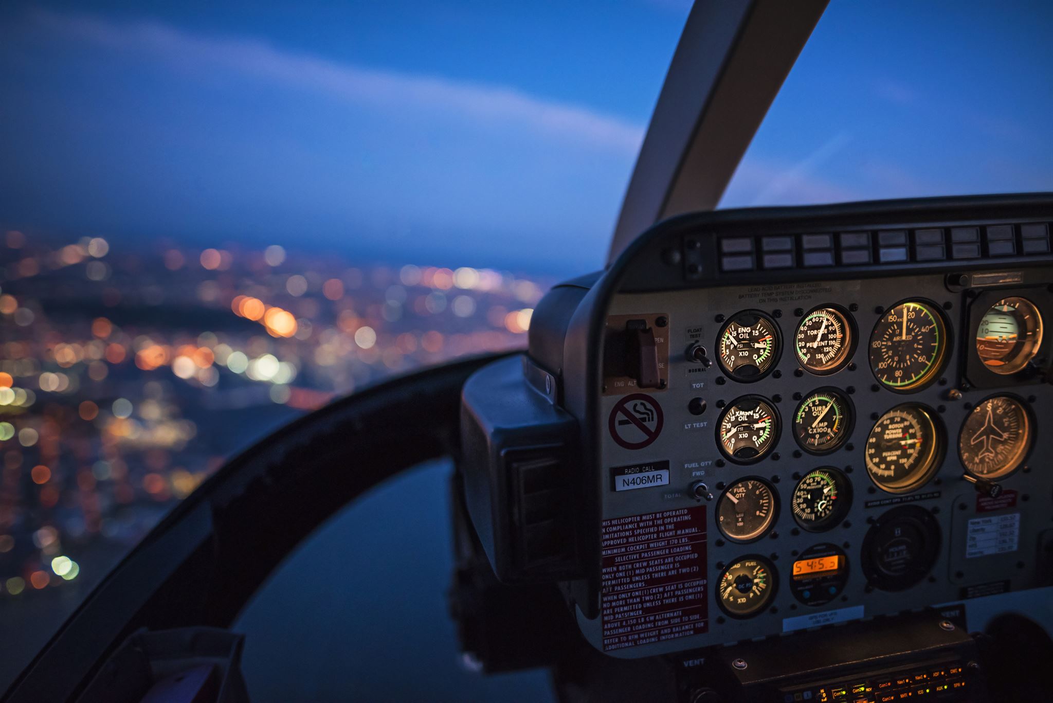 Pilot preparing for flight